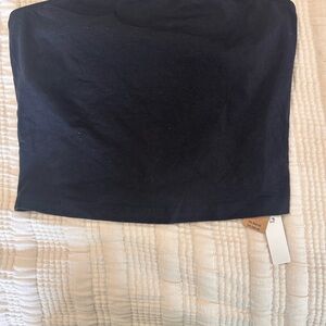 NWT Pink Victoria secret lightly lined Black Tube Top size medium